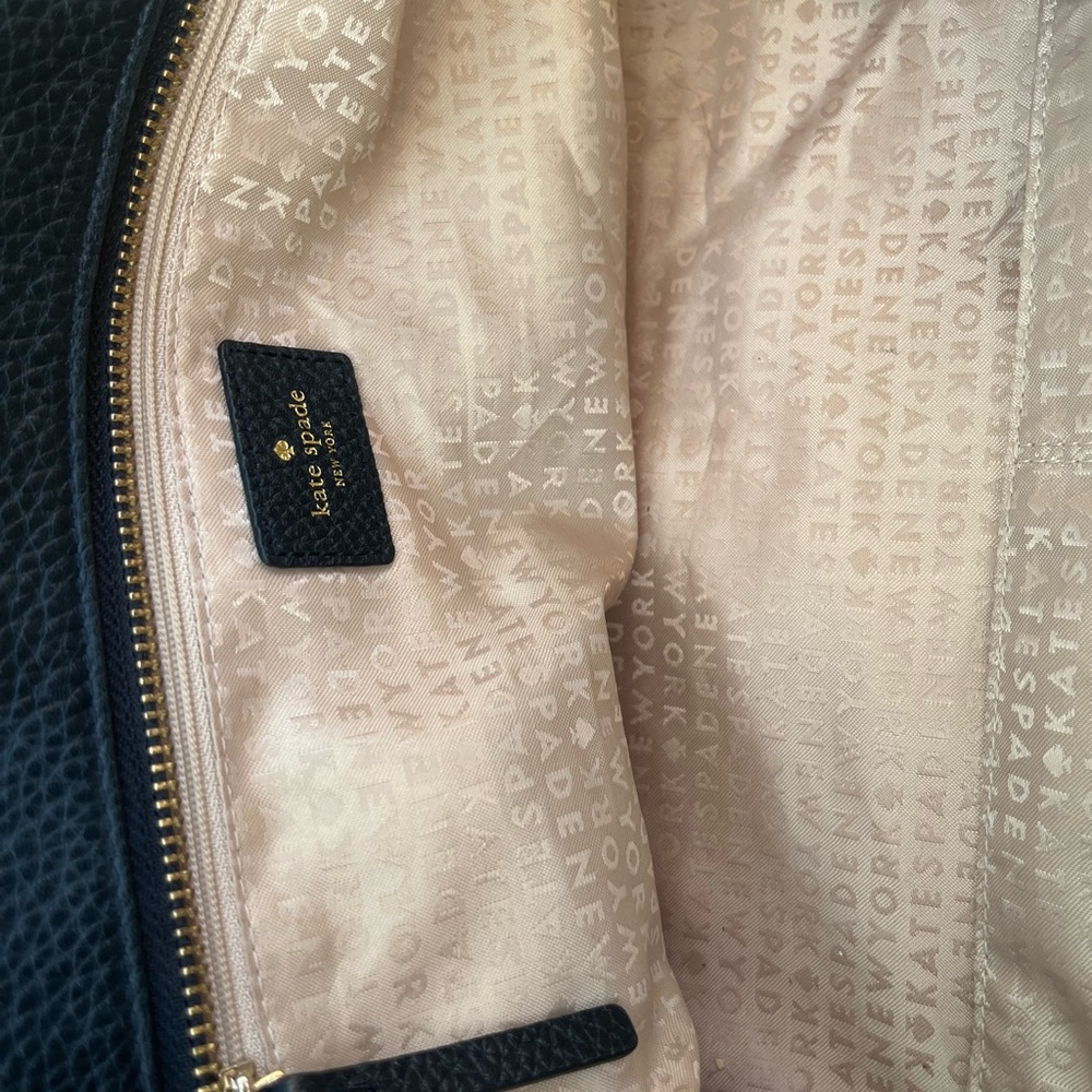 Kate Spade Large Walker Park Black Pebbled Leather. EUC - Picture 11 of 11